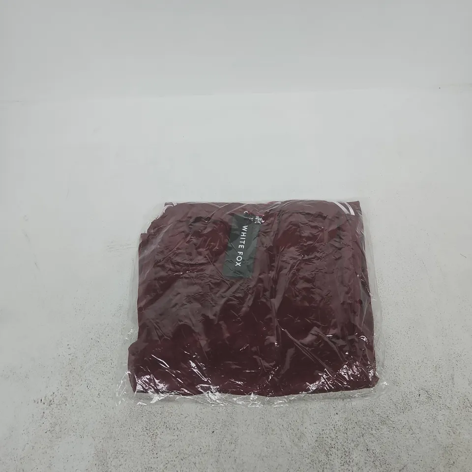 WHITE FOX PARK AVENUE PRINCESS MINI DRESS – BURGUNDY – SIZE S