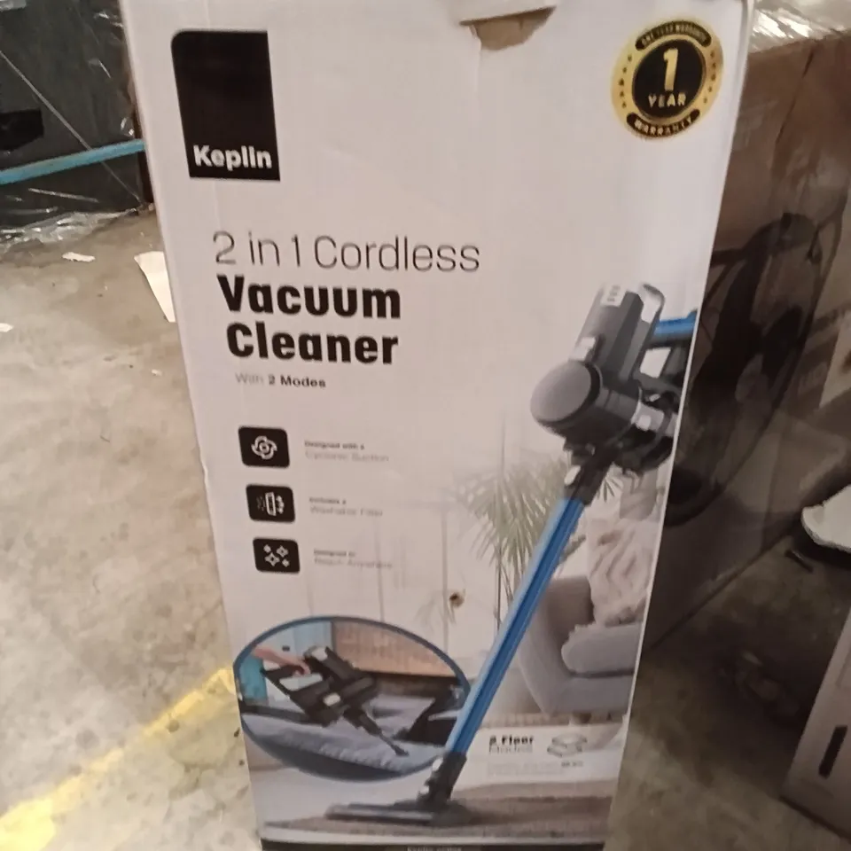 BOXED KEPLIN HOME 2 IN 1 CORDLESS  VACUUM CLEANER