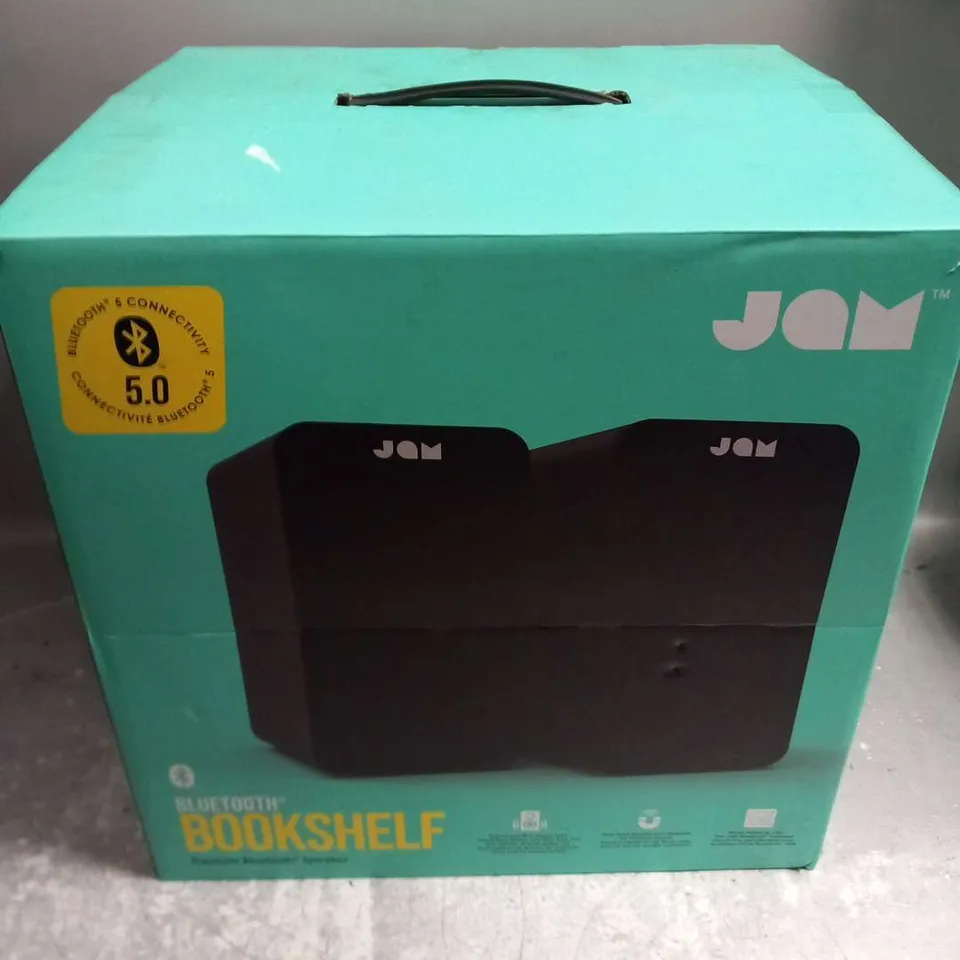 BOXED  JAM BLUETOOTH BOOKSHELF SPEAKERS HX-P400-BK-EU