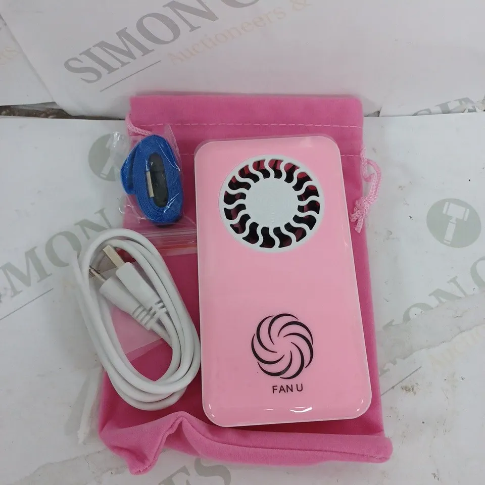 3 BOXED FAN-U PORTABLE RECHARGEABLE MINI FANS 