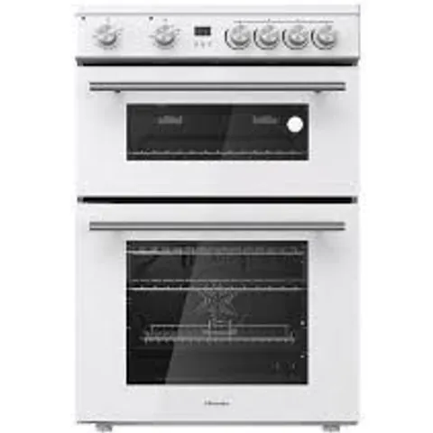 BOXED HISENSE HDE3211BWUK ELECTRIC COOKER WITH CERAMIC HOB