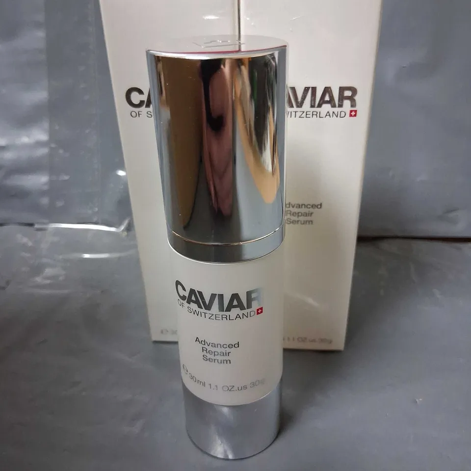 APPROXIMATELY 54 BOXED CAVIAR OF SWITZERLAND ADVANCED REPAIR SERUM M30ML