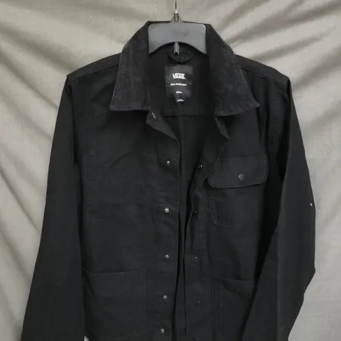 VANS DRILL CHORE COAT BLACK SIZE SMALL