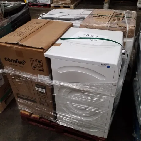 PALLET OF APPROXIMATELY 4 UNPROCESSED RAW RETURN WHITE GOODS TO INCLUDE