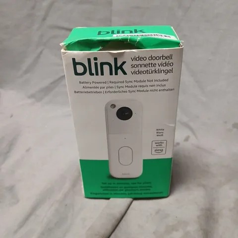 BOXED BLINK VIDEO DOORBELL