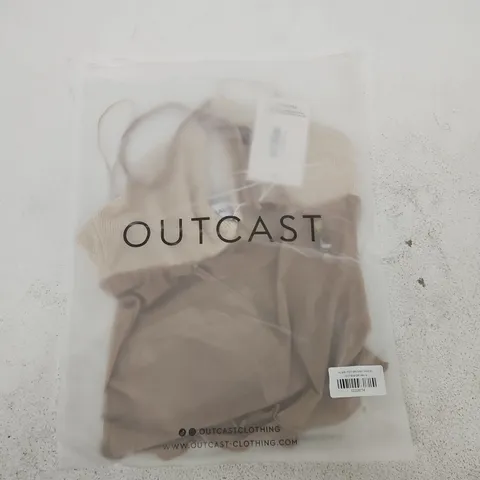 BAGGED OUTCAST AUBRI TOP IN BROWN - SMALL