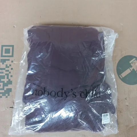 BAGGED NOBODY'S CHILD SLEEVELESS AUDREY MIDAXI DRESS IN PURPLE SIZE UK 14