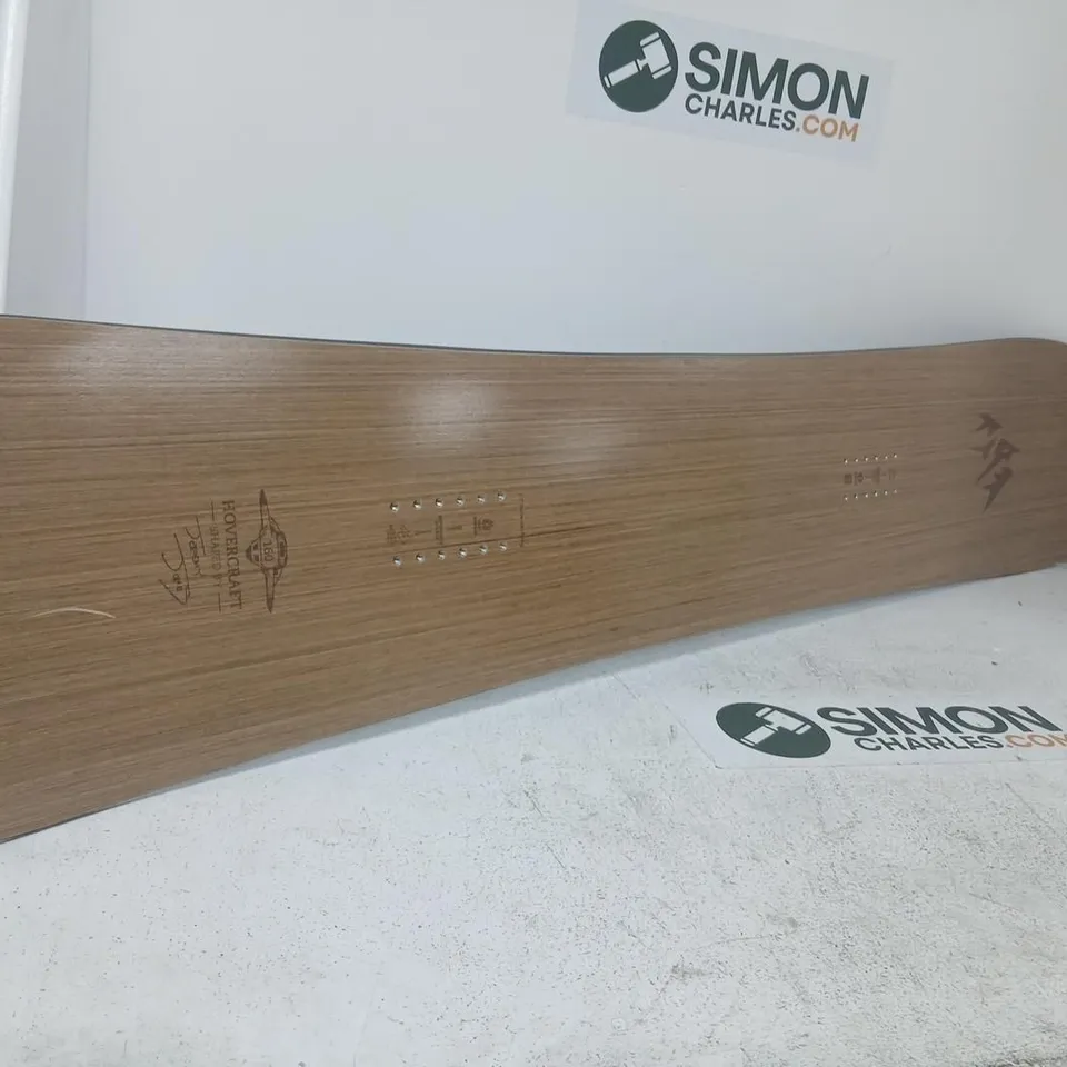 HOVERCRAFT SNOWBOARD – WOODEN VENEER LONGBOARD DECK WITH BLACK TOP