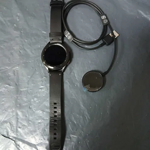 SAMSUNG GALAXY WATCH 4 CLASSIC 46MM LTE - BLACK LEATHER STRAP