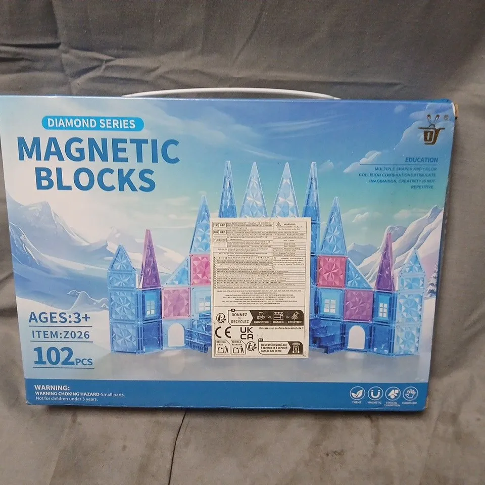MAGNETIC BLOCKS – DIAMOND SERIES, 102 PCS