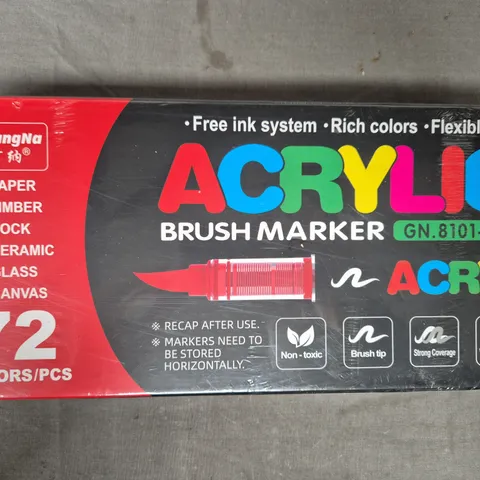 SEALED ACRYLIC BRUSH MARKER - GN.8101-72