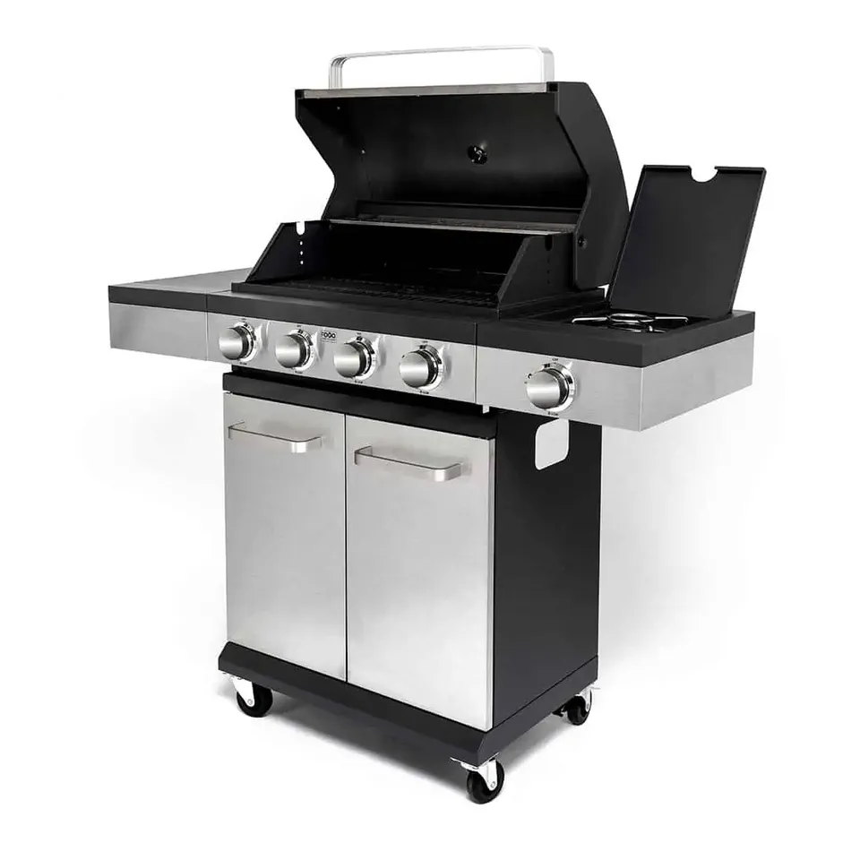 BRAND NEW BOXED FOGO & CHAMA SCORPION 4.1: 4 BURNER GAS BBQ (1 BOX) RRP £499.95