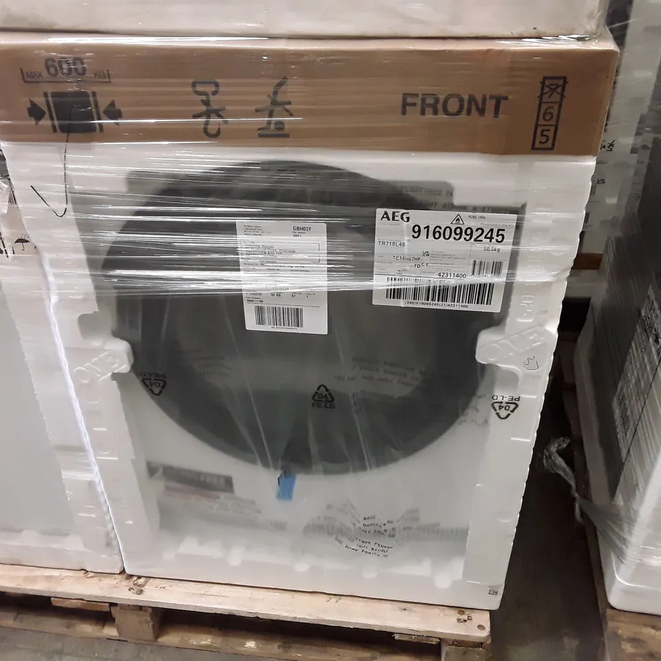 AEG 7000 TR718L4B HEAT PUMP TUMBLE DRYER, 8KG LOAD, WHITE RRP £584