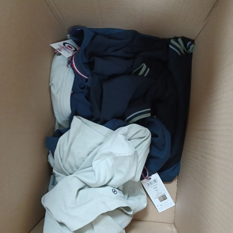 BOX OF APPROXIMATELY 5 ASSORTED LAMBRETTA T-SHIRTS IN VARIOUS STYLES & SIZES 