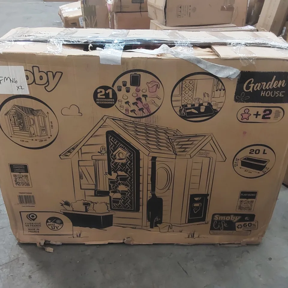 BOXED SMOBY PLAY GREENHOUSE 