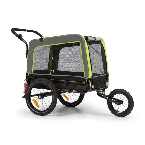 KLARFIT STEEL FRAME DOG TRAILER AND BUGGY 240L