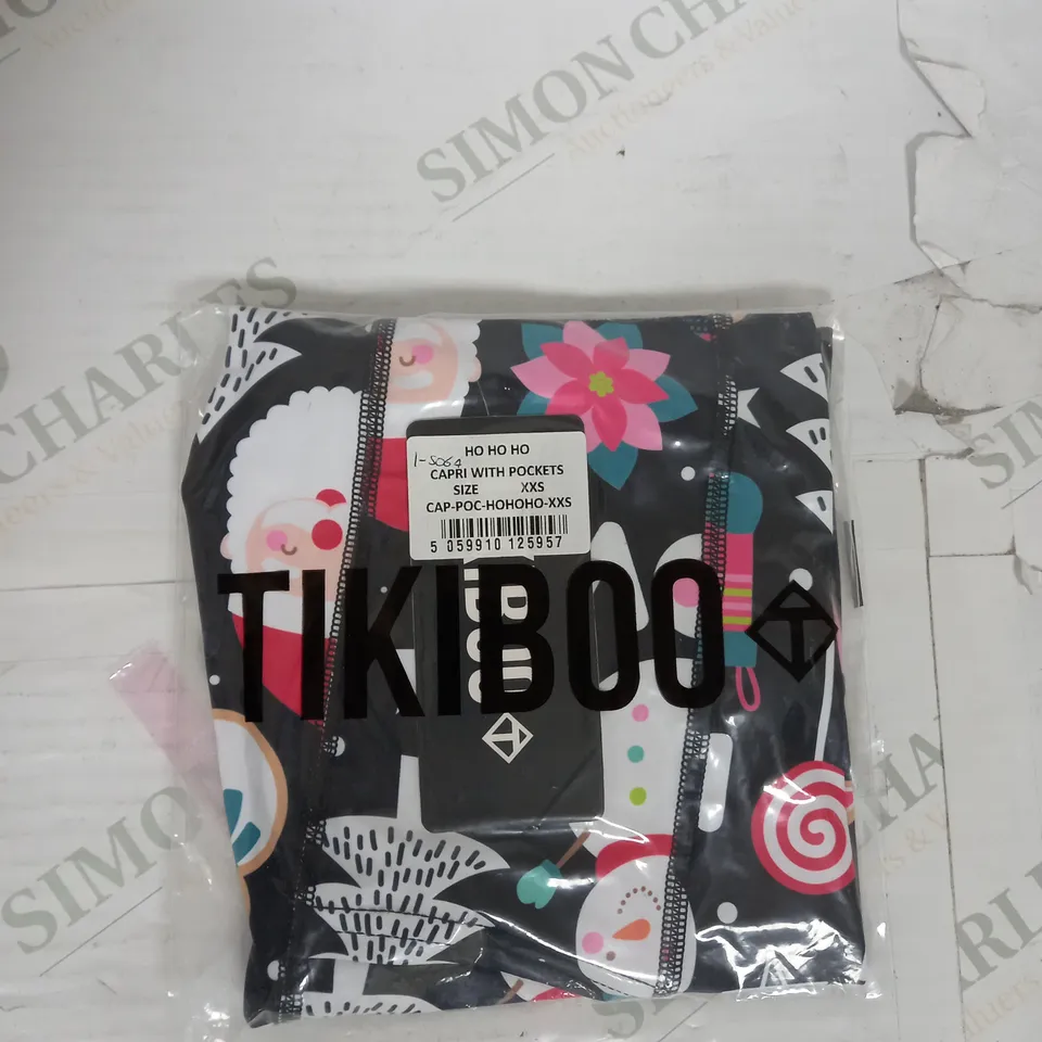 TIKIBOO CAPRI WITH POCKETS IN HOHOHO PRINT SIZE XXS