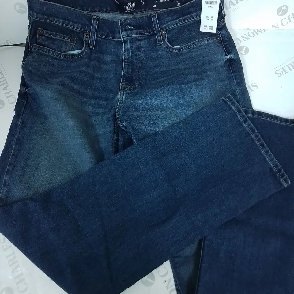 HOLLISTEF EPIC FLEX STRAIGHT JEANS - W32 L32