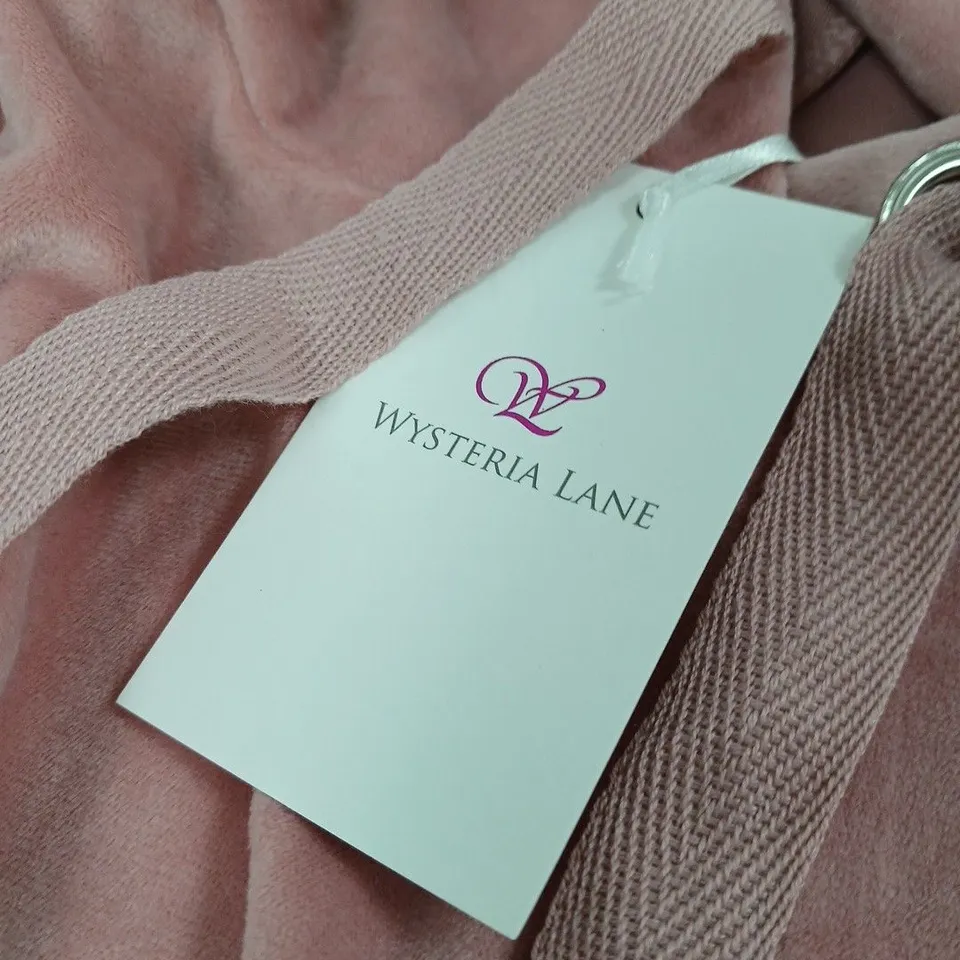WYSTERIA LANE VELOUR HOODIE PJ – PINK, SIZE M