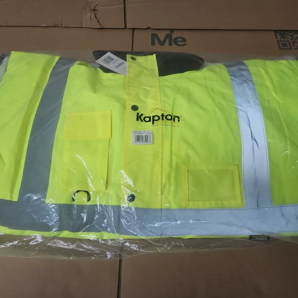 BAGGED ESSENTIAL WORKWEAR KAPTON HI-VIS TRAFFIC JACKET - XL