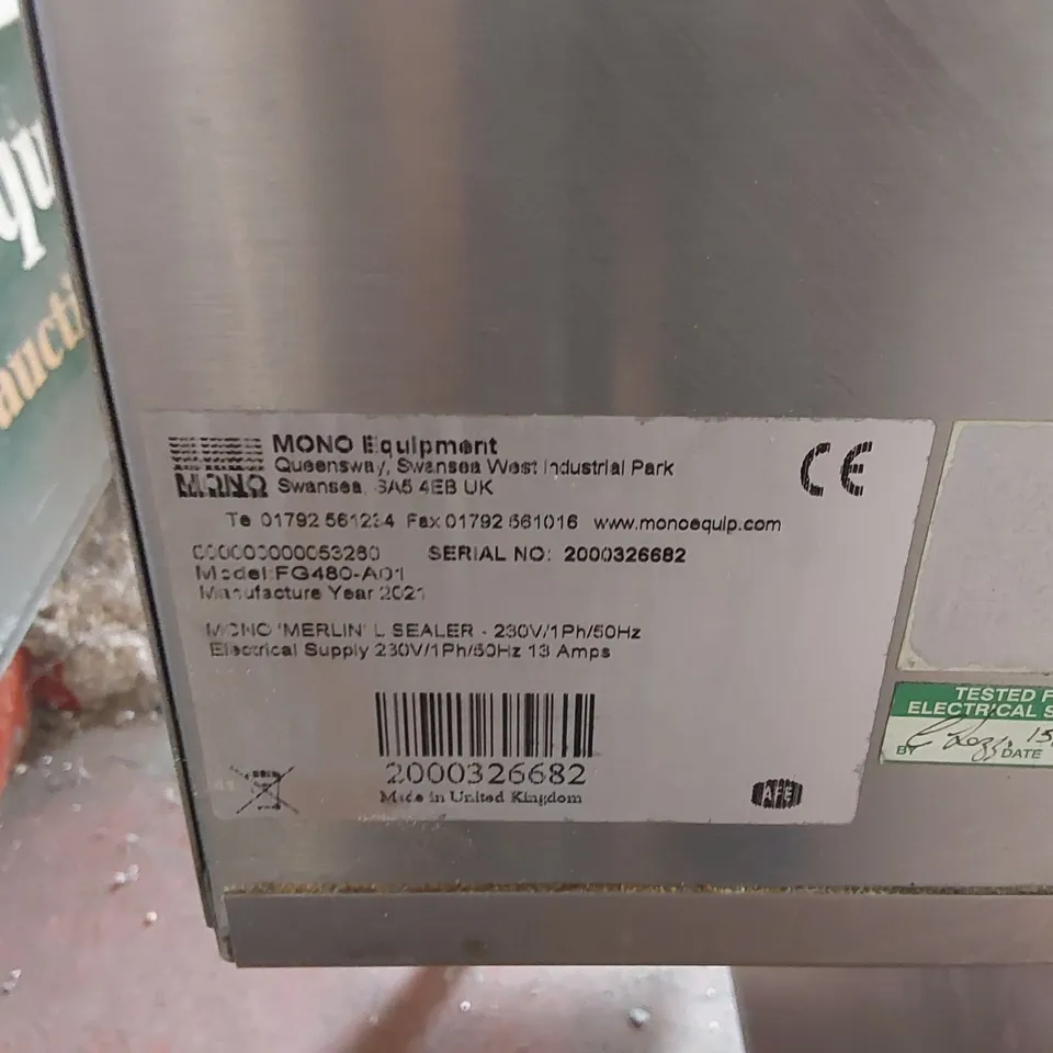 MONO EQUIPMENT FG480-A01 COMMERCIAL L SEALER