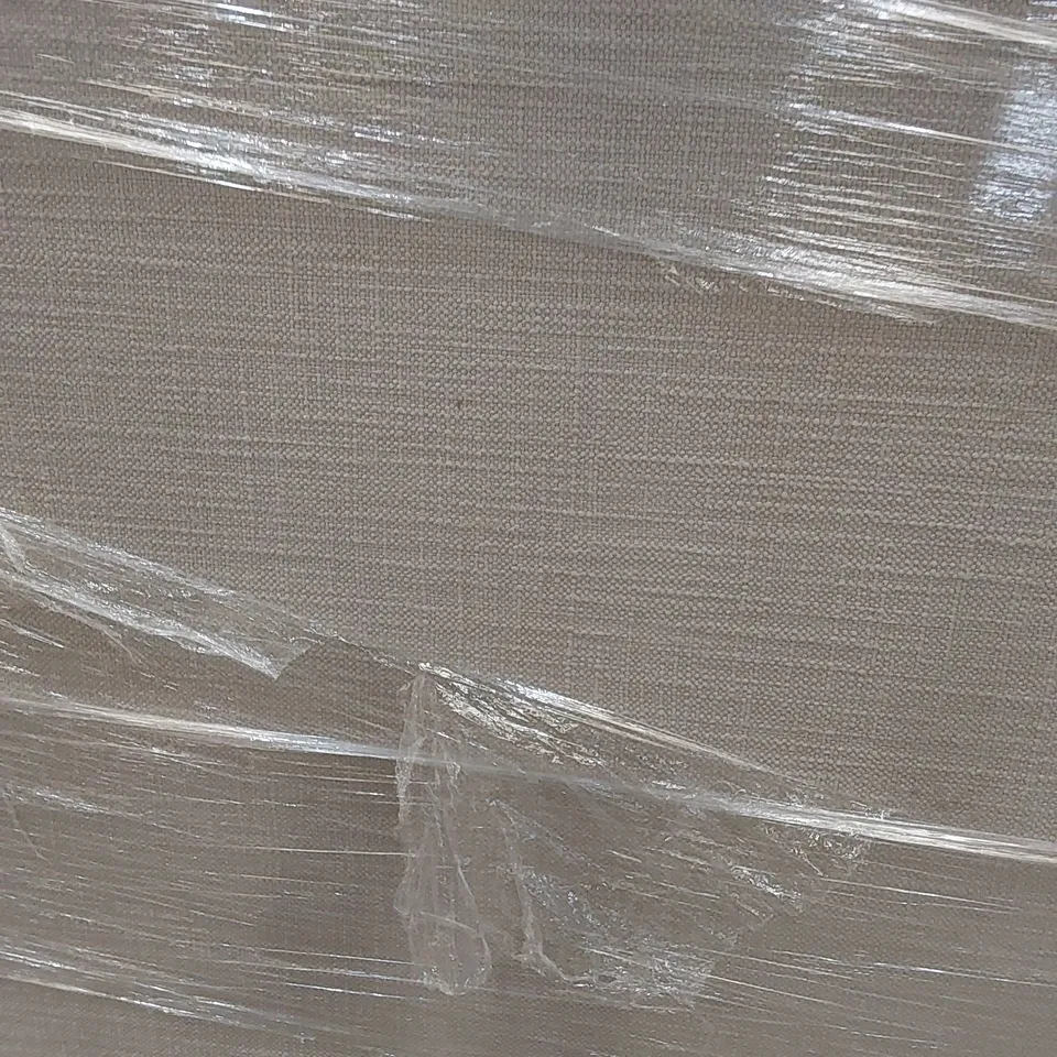 BAGGED DESIGNER AUEBURY 135cm DOUBLE SIZE FABRIC UPHOLSTERED HEADBOARD - GREY