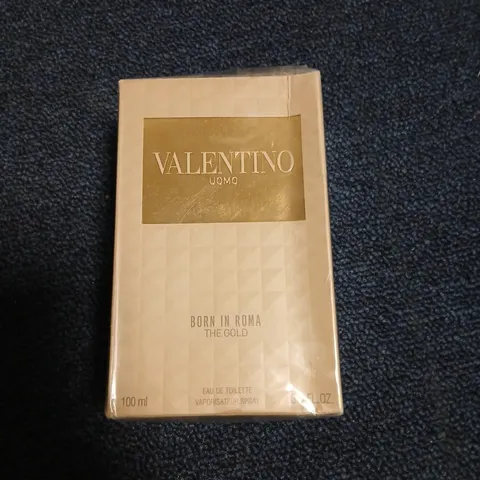 BOXED AND SEALED VALENTINO UOMO BORN IN ROMA THE GOLD EAU DE TOILETTE 100ML