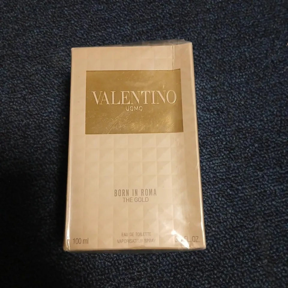 BOXED AND SEALED VALENTINO UOMO BORN IN ROMA THE GOLD EAU DE TOILETTE 100ML