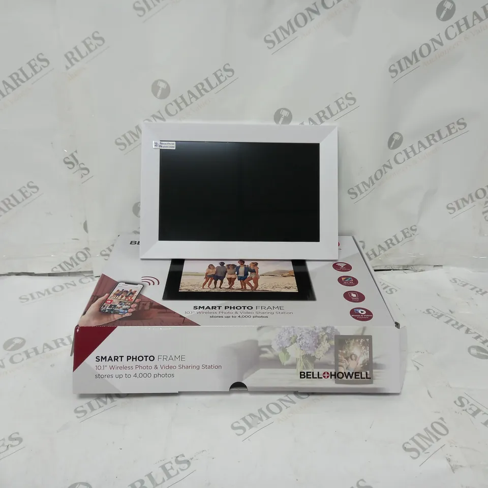 BOXED BELL & HOWELL SMART PHOTO FRAME 10.1" BHDPF101