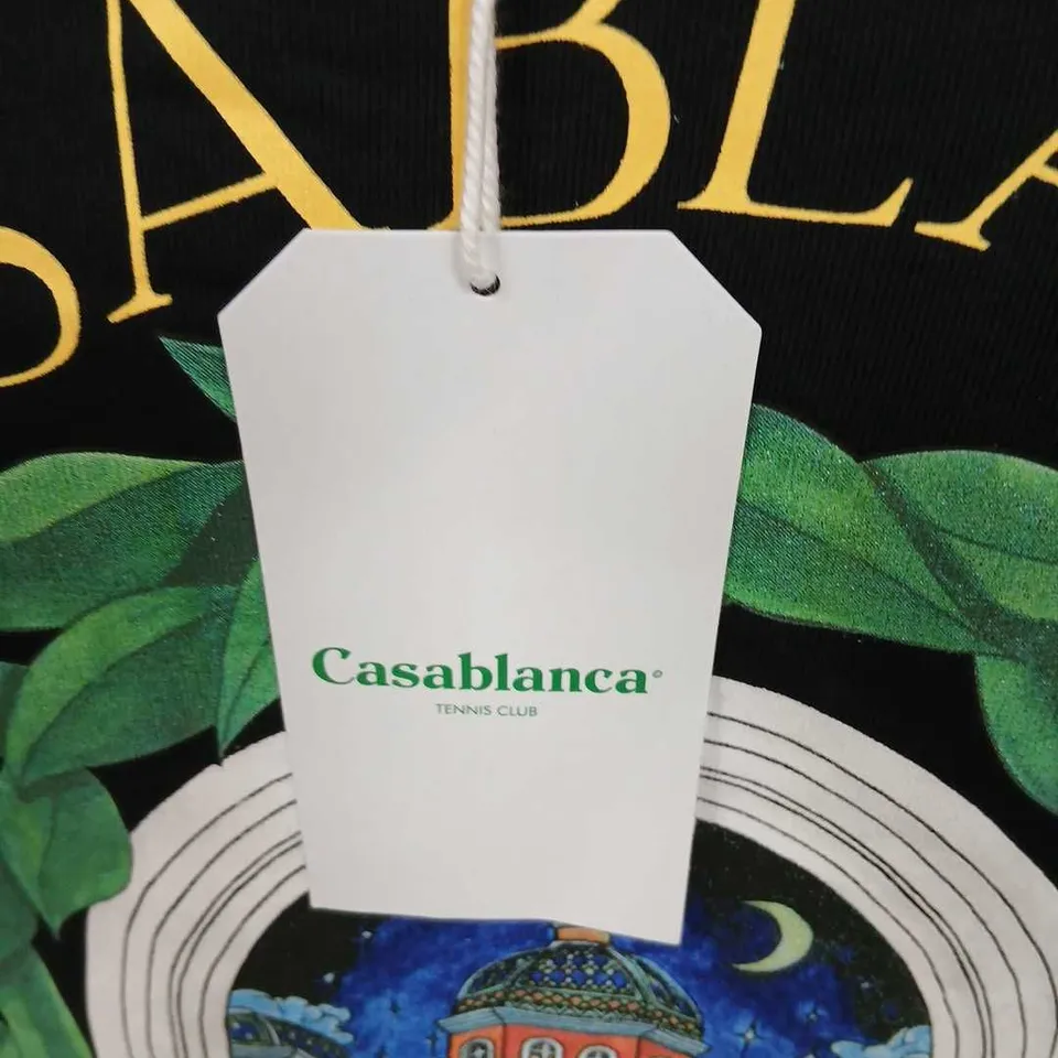 CASABLANCA AVENIDA CASABLANCA GRAPHIC T-SHIRT, BLACK – UK M