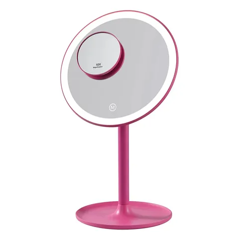 BELLALICIOUS LED ILLUMINATED VANITY MIRROR 10X MAGNIFICATION IN WHITE
