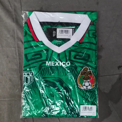 ASPHALT SOCIAL KLUB MEXICO FOOTBALL JERSEY IN GREEN SIZE LARGE