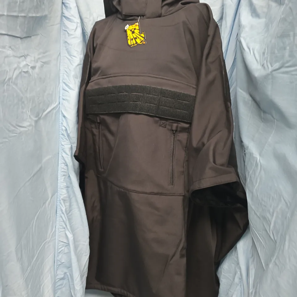 Grenade E.G. Sniper Poncho – Black Tactical Rain Poncho
