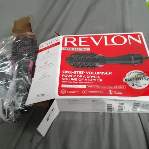 BOXED REVLON SALON ONE-STEP HAIR DRYER AND VOLUMISER 