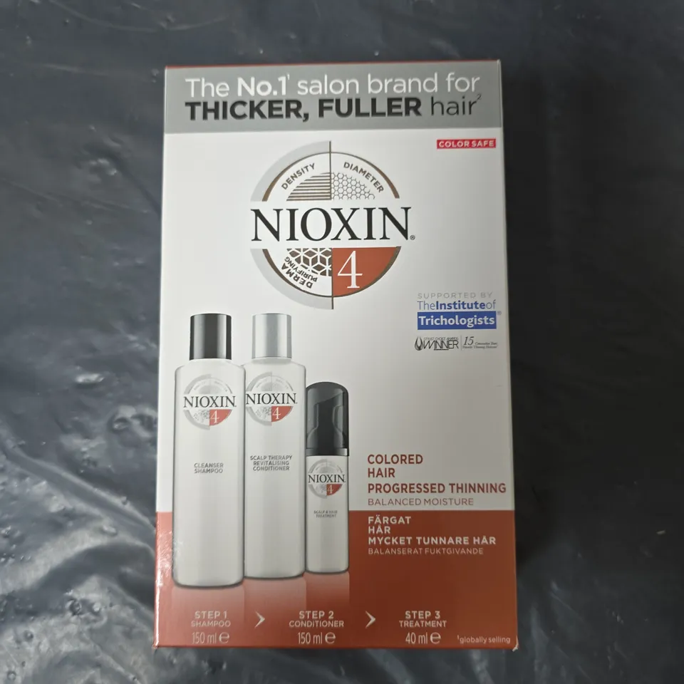 NIOXIN COLOURED HAIR PROGRESSED THINNING BALANCED MOISTURE KIT