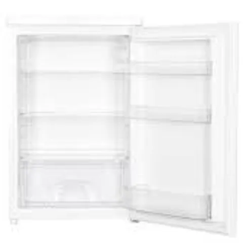 BOXED ENGLISH ELECTRIC 55CM UNDER COUNTER LARDER FRIDGE, WHITE EEL130H 127 LITRES E RATED