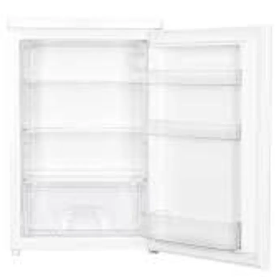 BOXED ENGLISH ELECTRIC 55CM UNDER COUNTER LARDER FRIDGE, WHITE EEL130H 127 LITRES E RATED