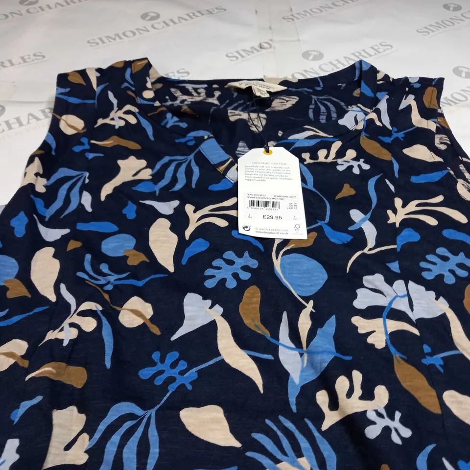 SEASALT FLAG IRID VEST IN SEAWEED SHAPES MARITIME - UK 14