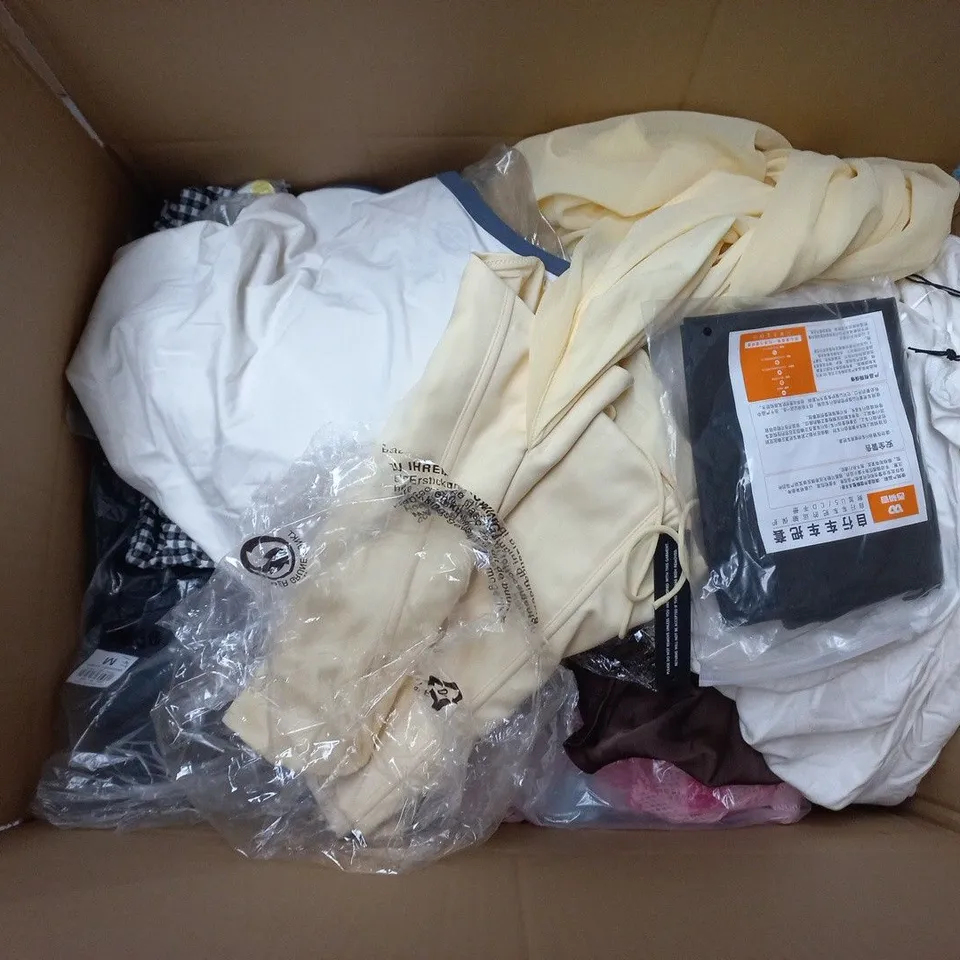 APPROXIMATELY 20 ASSORTED CLOTHING AND FASHION PRODUCTS IN VARIOUS STYLES AND SIZES - COLLECTION ONLY