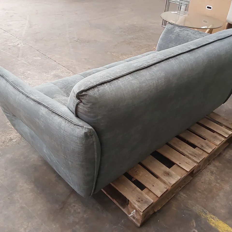 QUALITY DESIGNER ITALIAN MADE SEVILLE 3 SEATER FABRIC UPHOLSTERED SOFA 