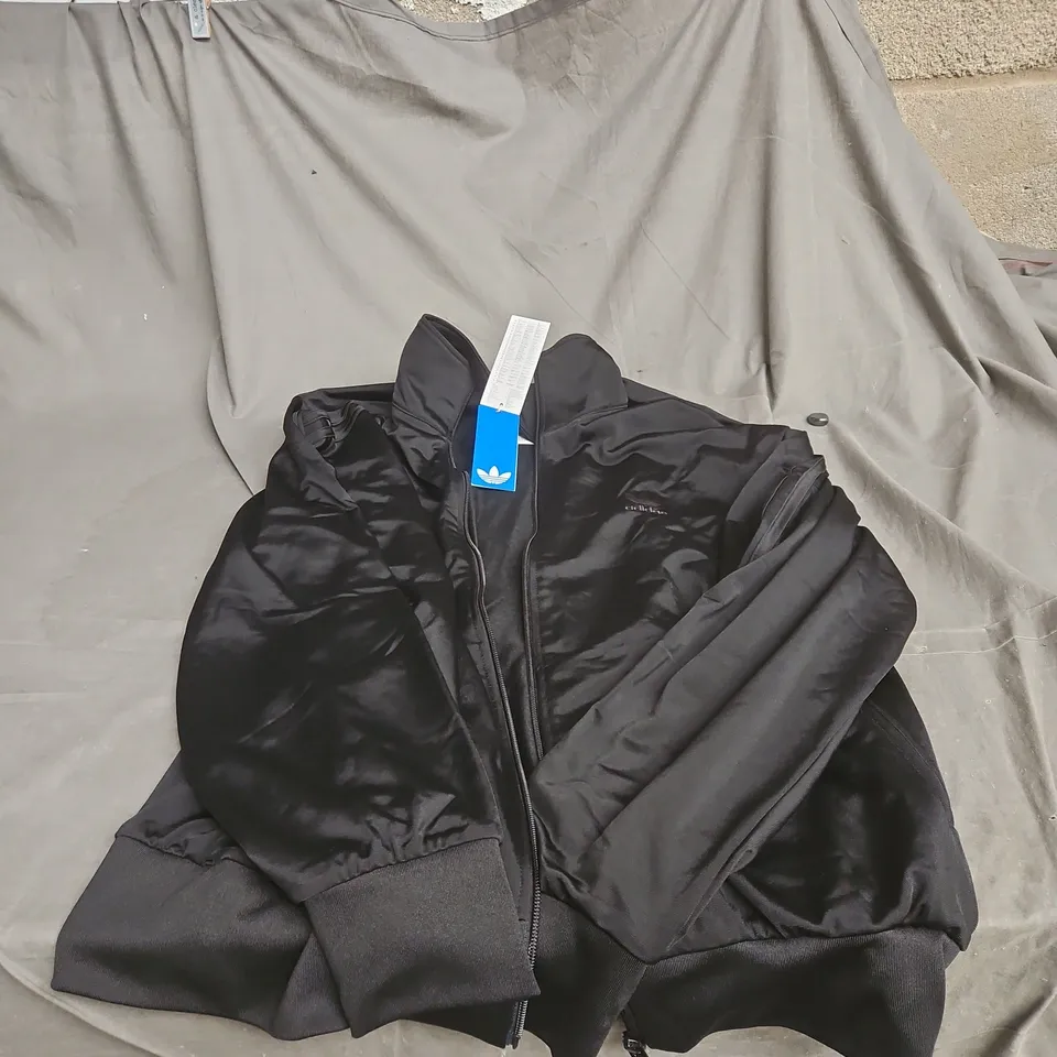 ADIDAS FIREBIRD TT TRACK TOP – BLACK/BLACK, UK L (JY1347)