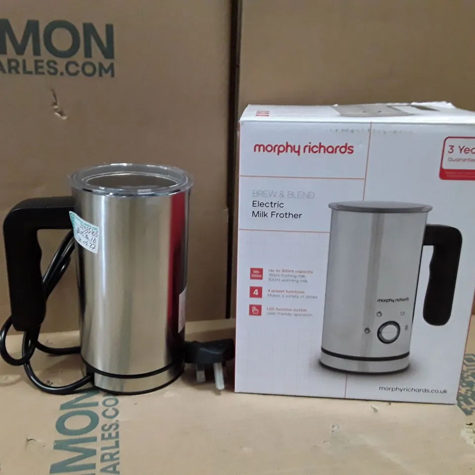BOXED MORPH RICHARD'S ELECTRIC MILK FROTHER 210003