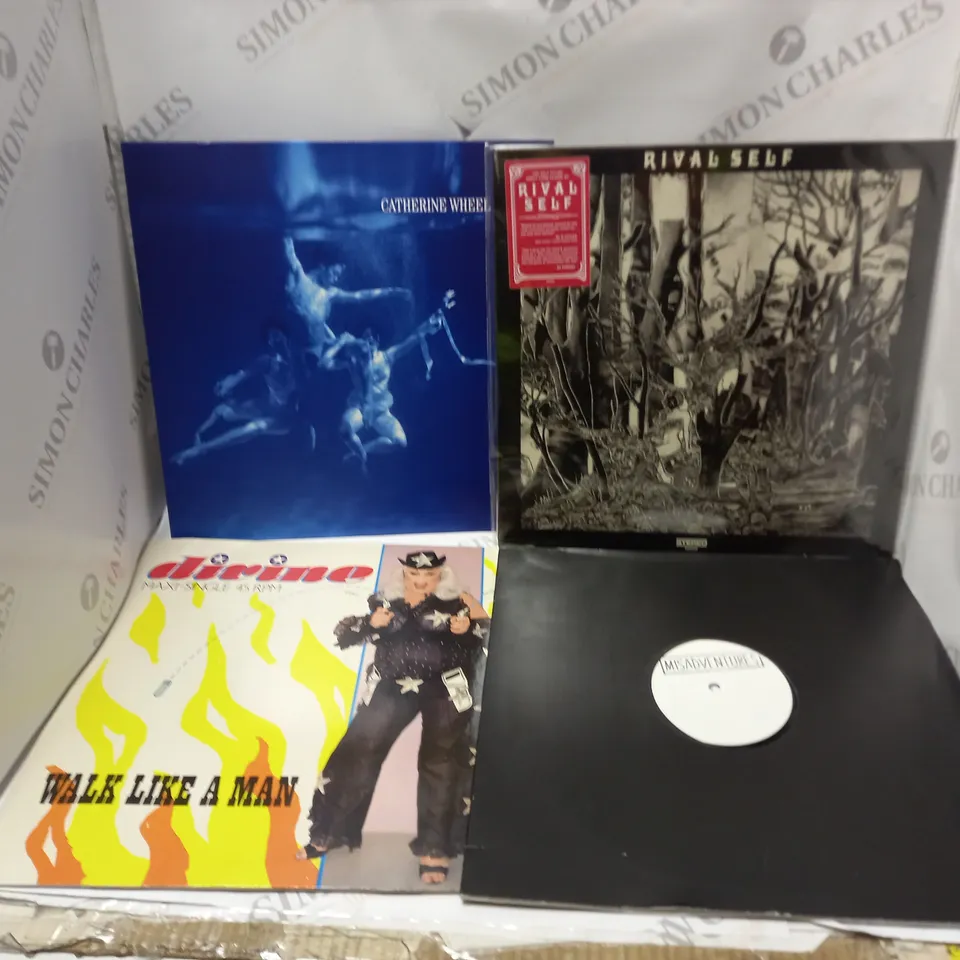 APPROXIMATELY 12 ASSORTED VINYL RECORDS, TO INCLUDE THE STRANGLERS MIDSUMMER NIGHTS DREAM, THE INSTITUTE GOODVIBES SOUND, BLACK LEGEND YOU SEE THE TROUBLE WITH ME, ETC