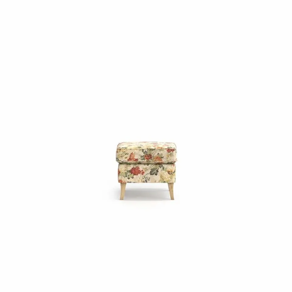 AVILDSEN FOOTSTOOL UPHOLSTERY COLOUR BEIGE/TEA
