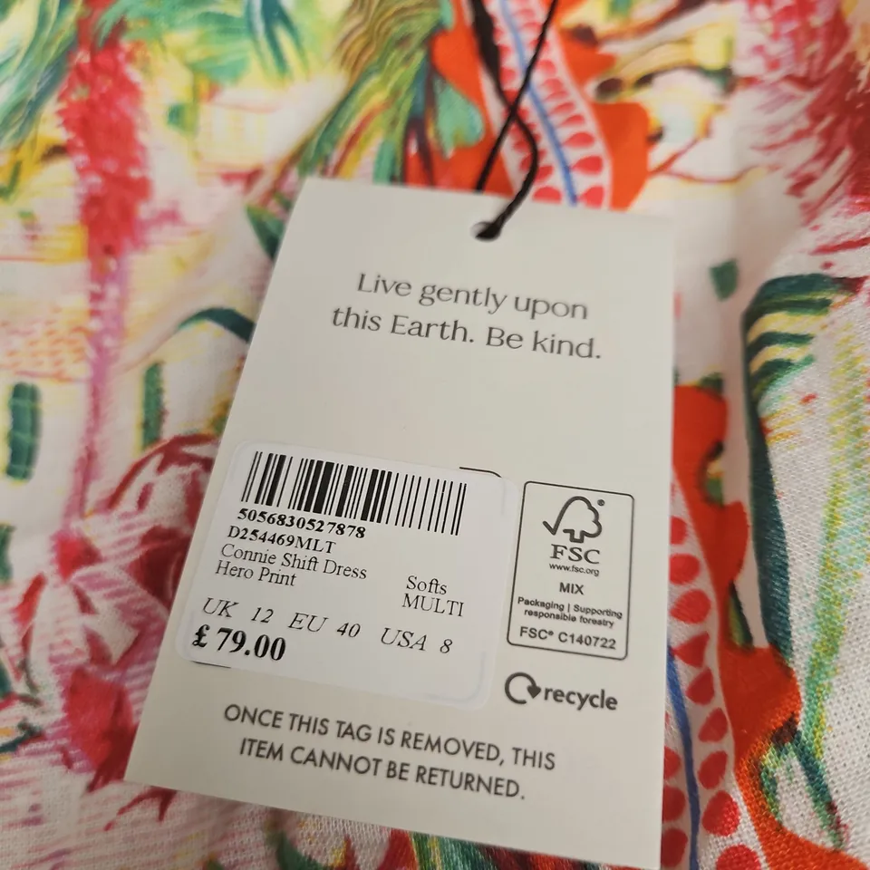 NOBODYS CHILD CONNIE SHIFT DRESS - SIZE 12