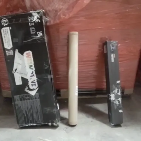 PALLET OF ASSORTED HOUSEHOLD GOODS AND PRODUCTS TO INCLUDE;SCOOTER,CANVAS PRINT,DESK MAT