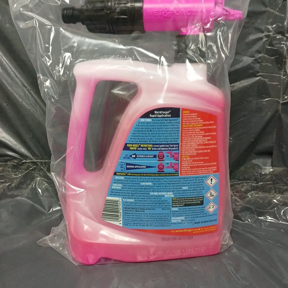 Wet & Forget Rapid Application Mould Remover – 2L Pink Bottle (Ready-to-Spray)