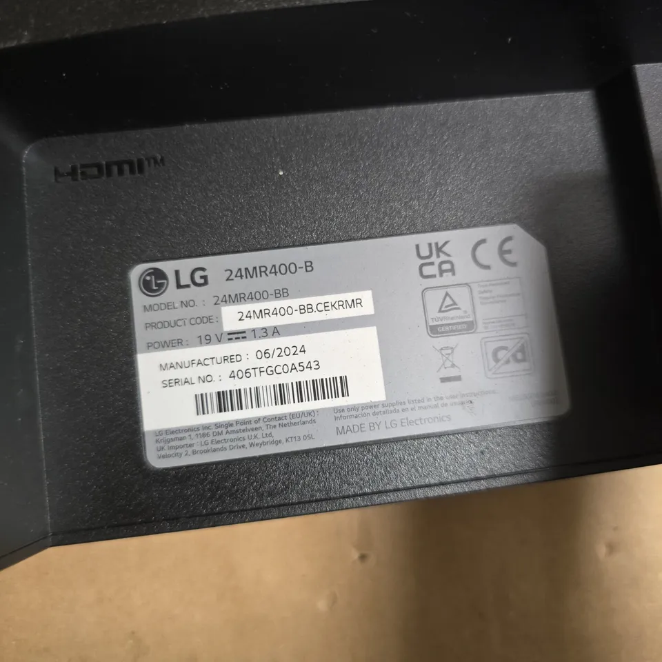 LG 24MR400-B 24-INCH MONITOR