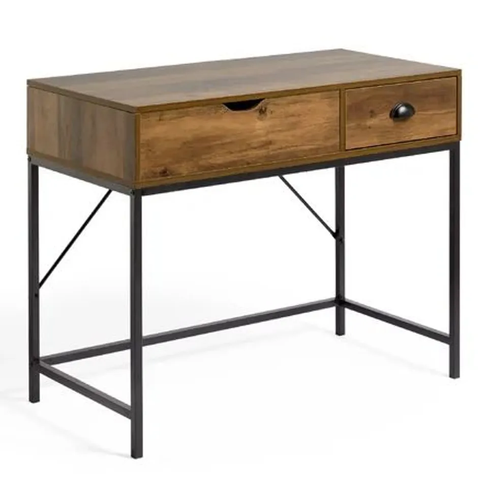 BOXED SYMERTON DRESSING TABLE WITH MIRROR