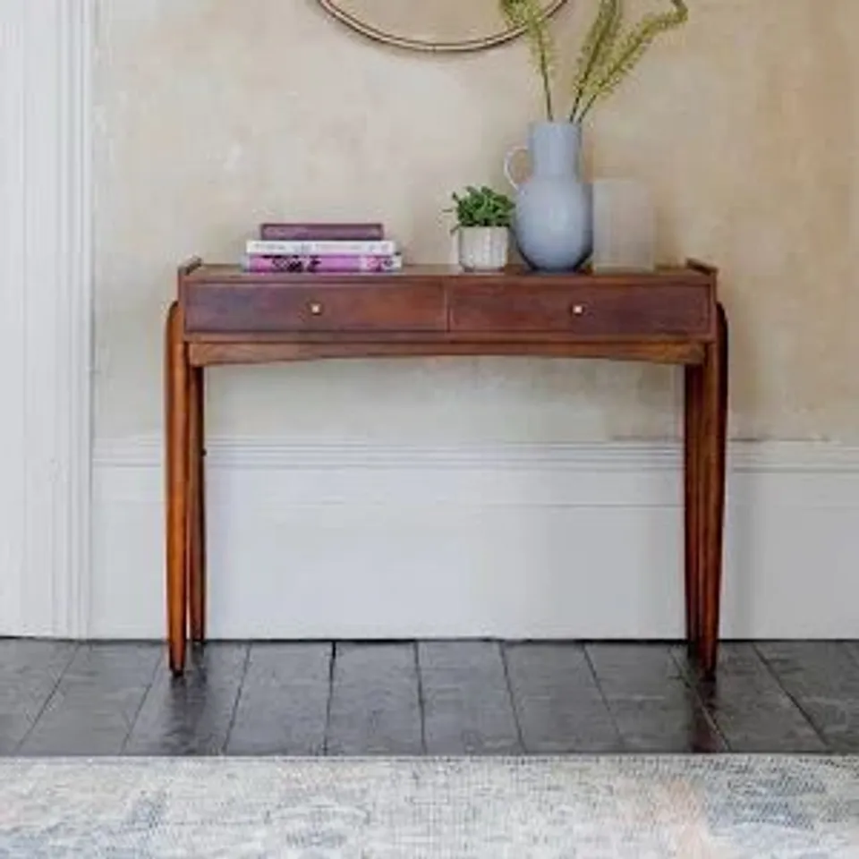 BOXED ATKIN AND THYME BELVEDERE CONSOLE TABLE